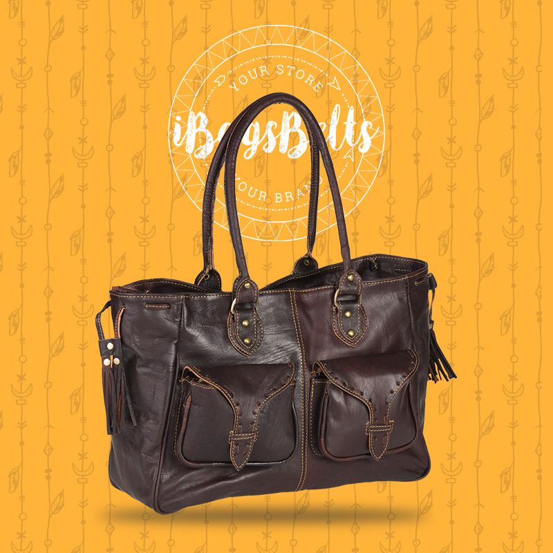 Bolso de cuero maxi Gerona