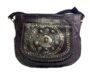 Bolso bandolera de cuero marrón rectangular Salzburgo