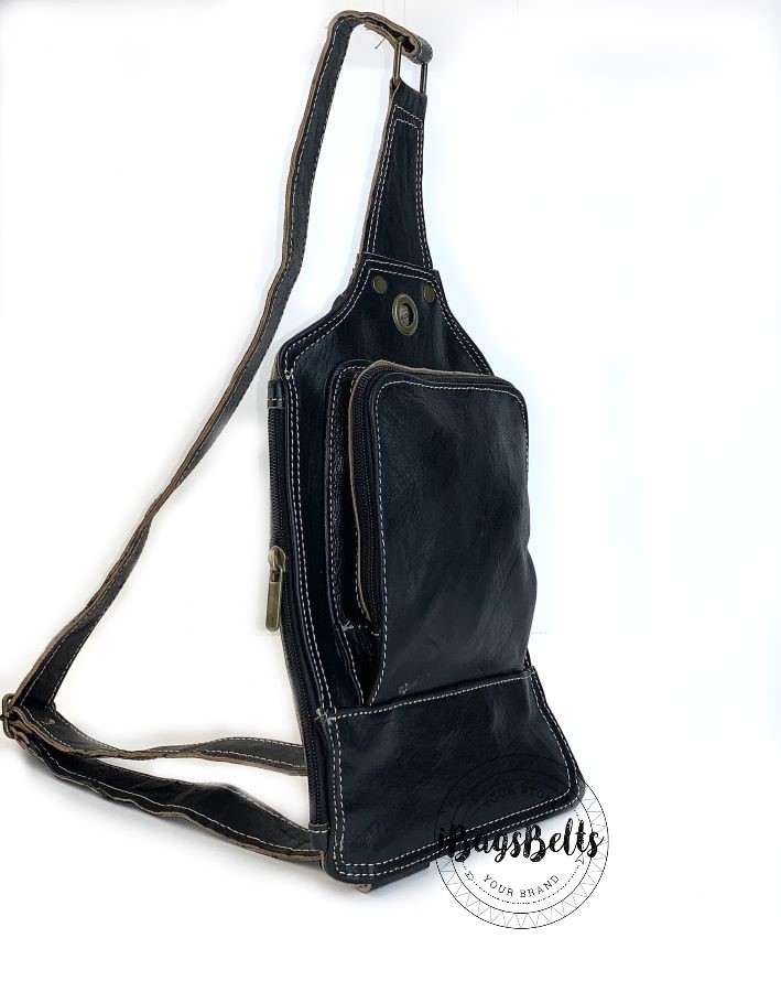 Mochila pechera cruzada NEGRA – IBAGS BELTS
