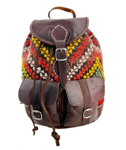 Mochila clásica mediana con killim Alejandro