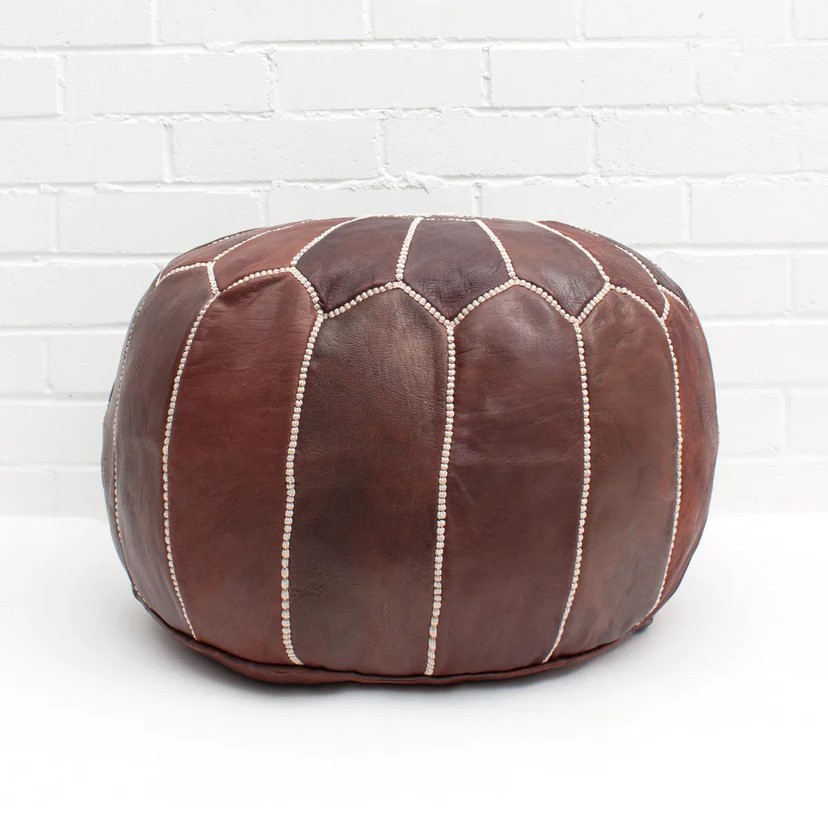 Pouffe marron 1