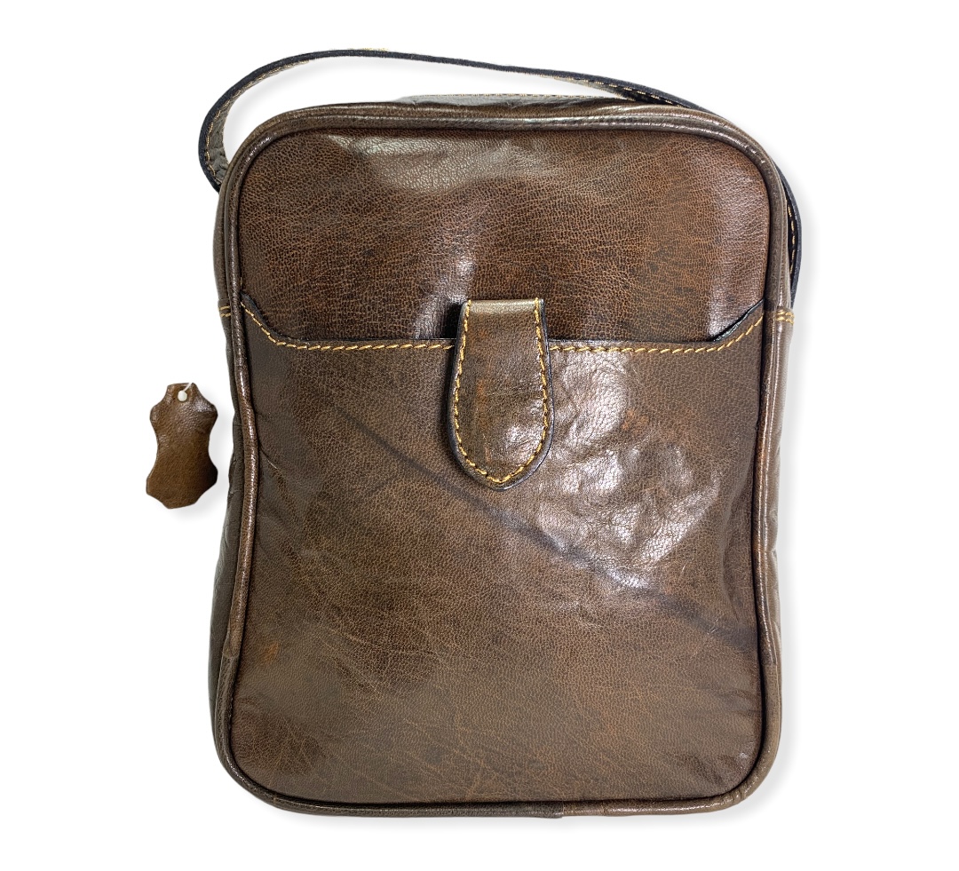 Bandolera de piel para hombre Theo