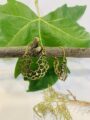 Pendientes de aro boho étnicos dorados