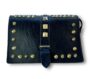 Bolso negro rock  tachas