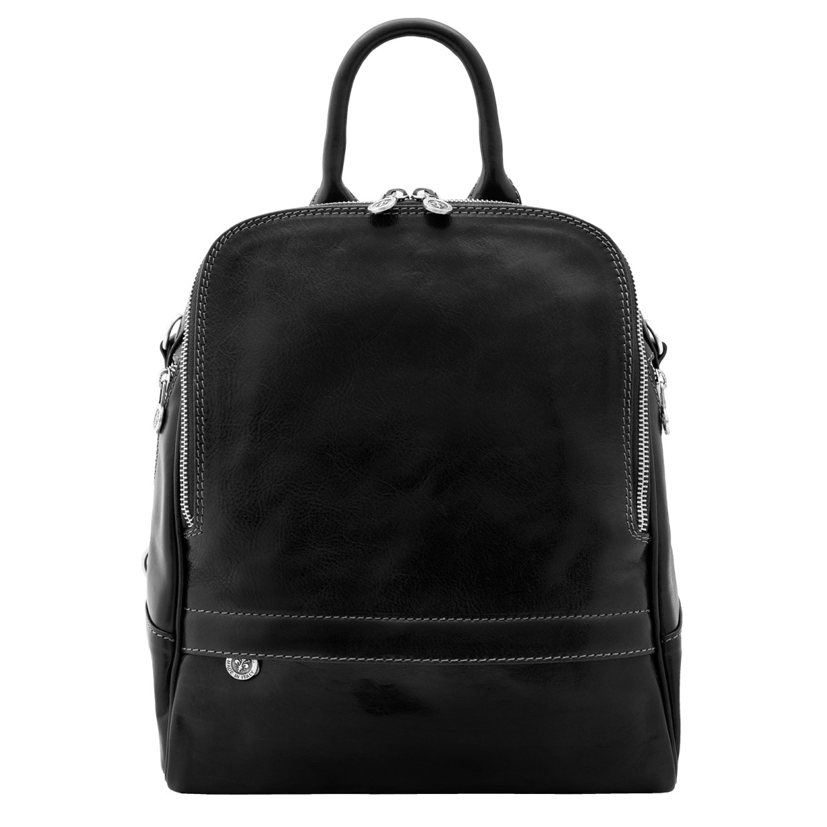 Mochila para mujer de piel negro Beatriz