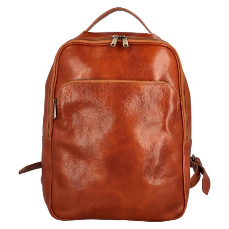 Mochila de piel camel Peyton 2