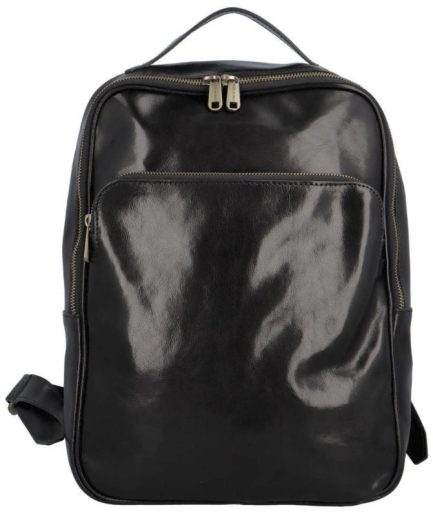 Mochila de piel negra Peyton 2