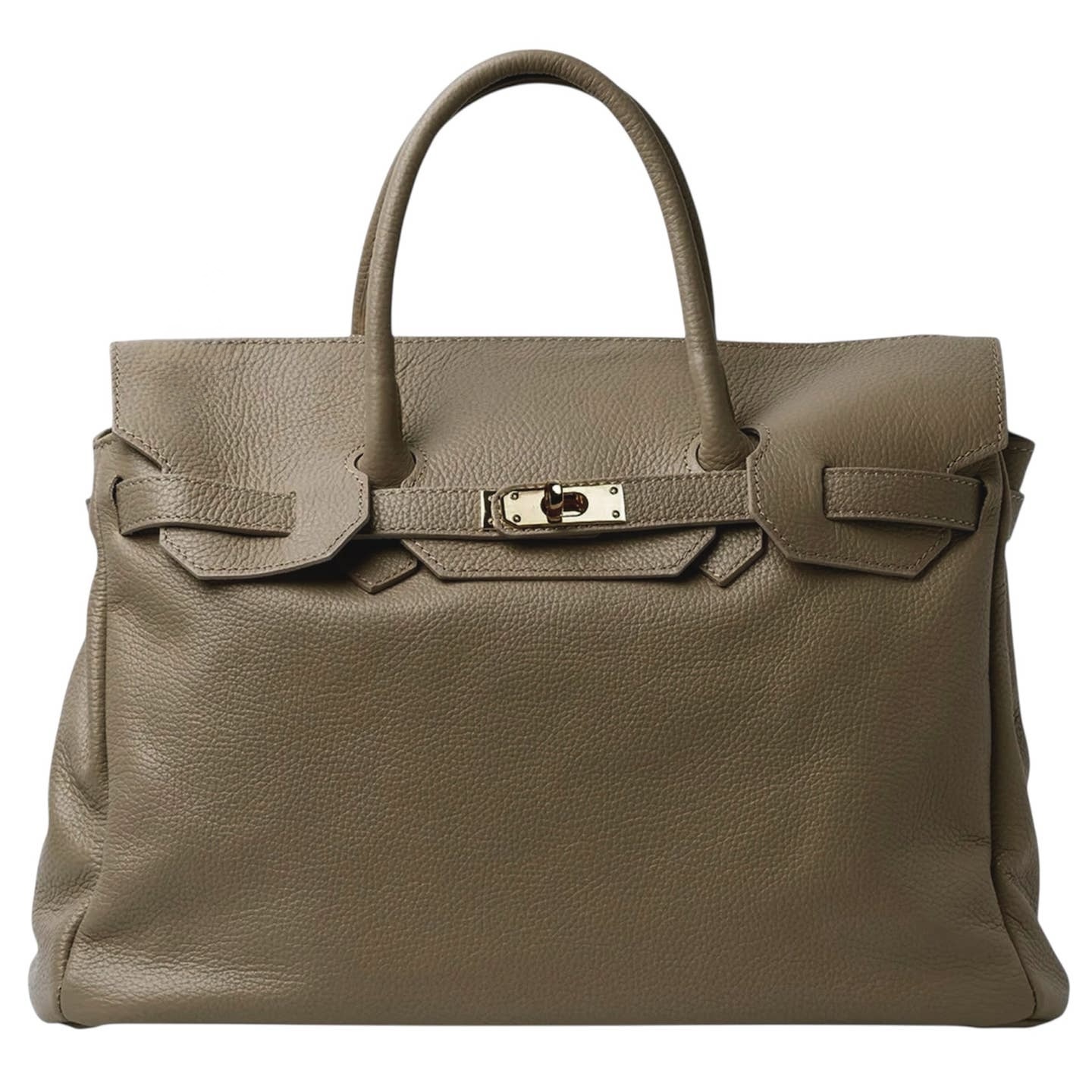 Bolso de piel topo de estilo icónico Harlow