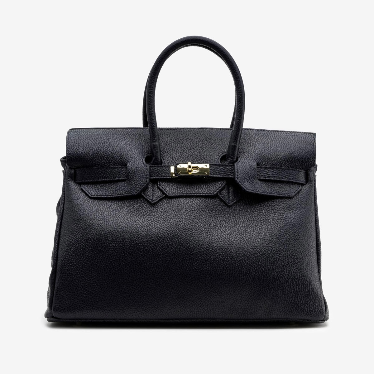 Bolso de piel negro de estilo icónico Harlow