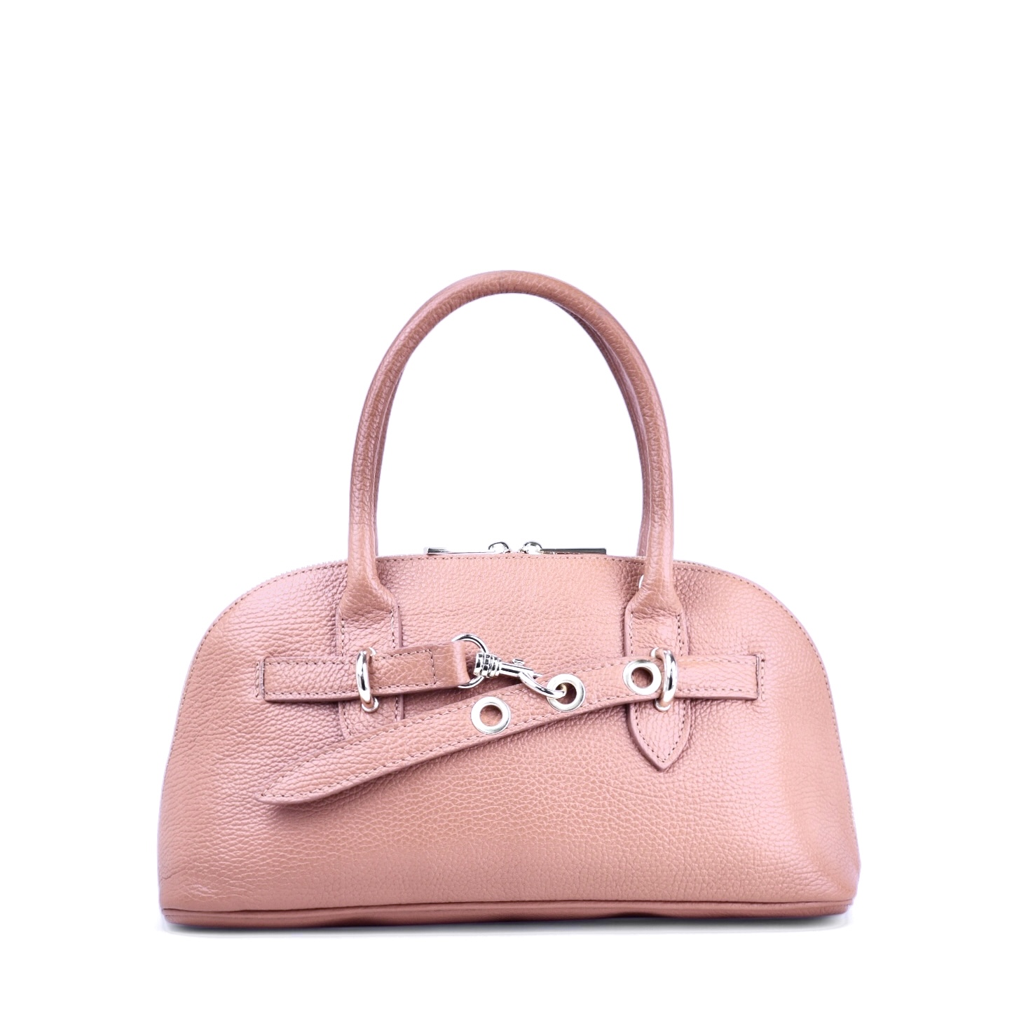 Bolso de cuero rosa palo - minimalismo y elegancia en uno