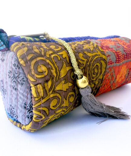 Neceseres o estuche redondo Belén de patchwork