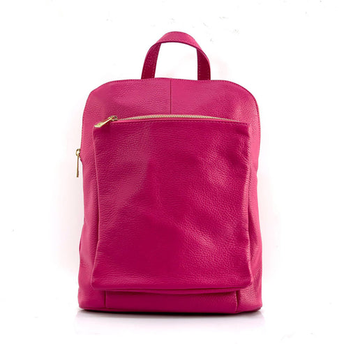 Mochila urbana fucsia convertible en bolso Gala