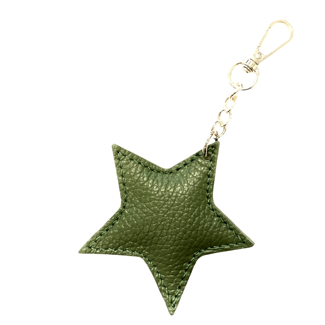 17803 - Green 17803 | Star Charm Keyring