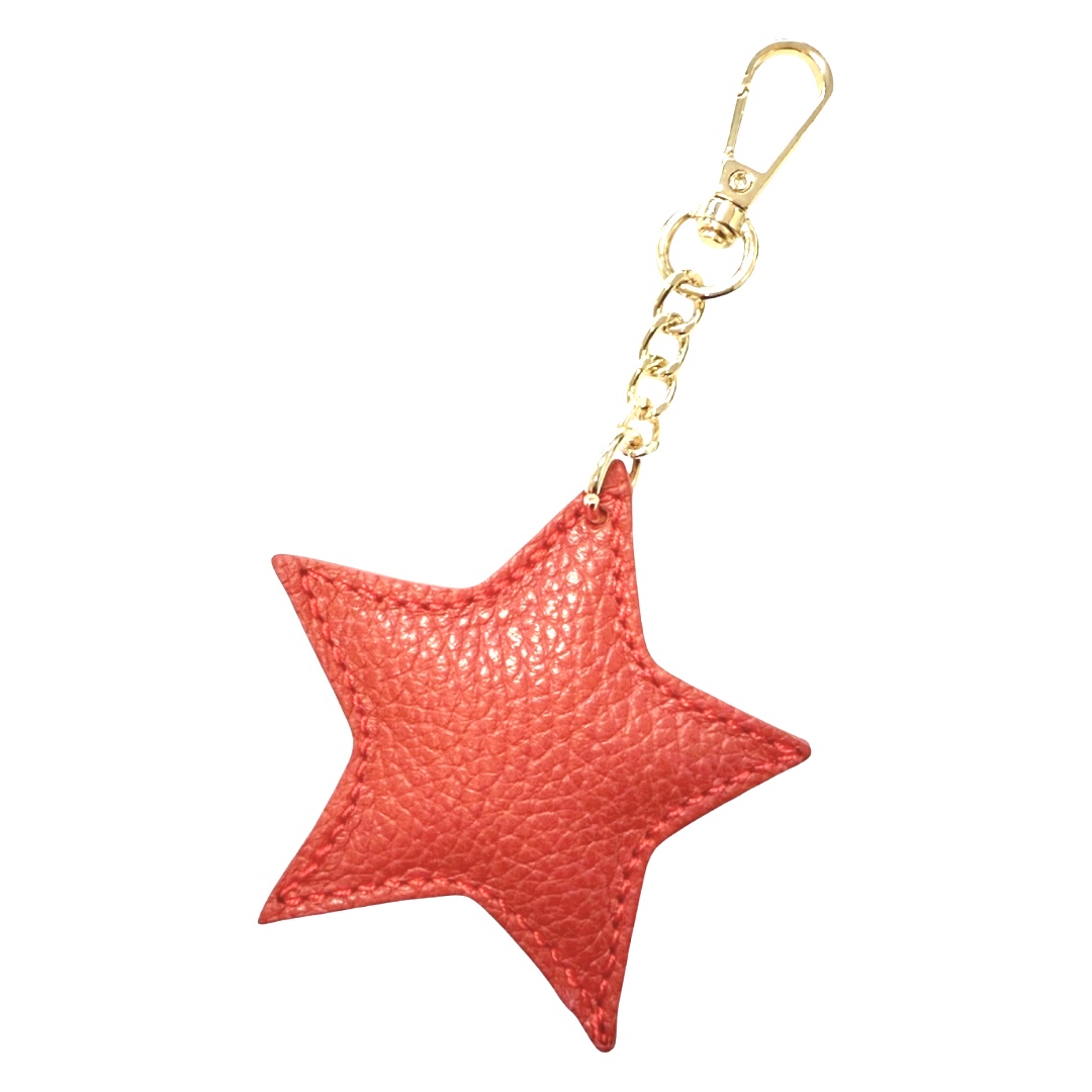 17803 - Red 17803 | Star Charm Keyring