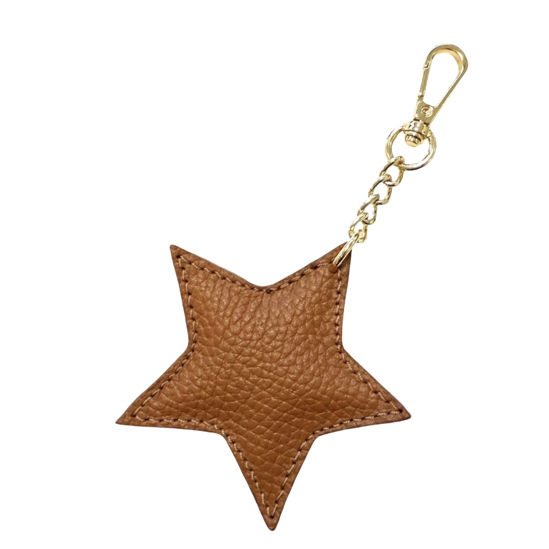 17803 - Tan 17803 | Star Charm Keyring