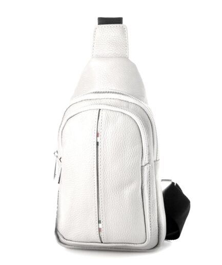 Mochila pechera cruzada blanco roto Tony