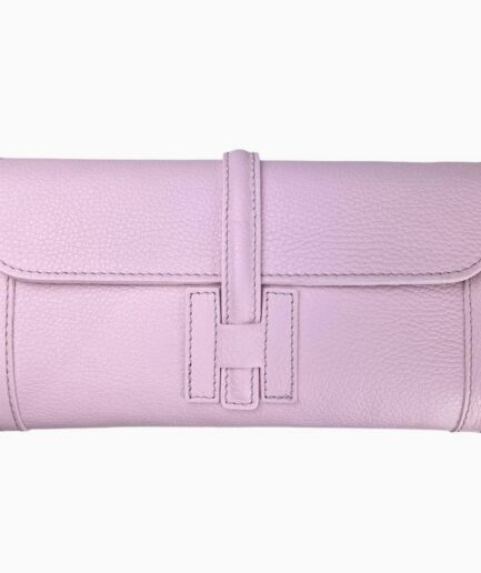 Bolso de mano en cuero color rosa Hellen