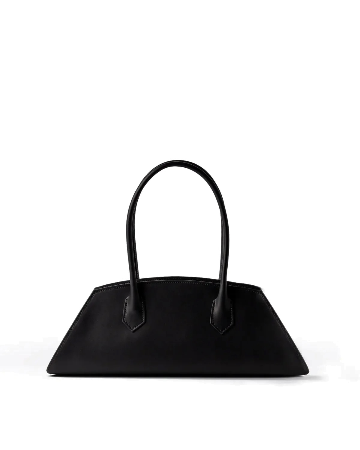 Bolso de hombro en piel Italiana negro Salma