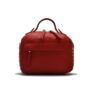 Bolso bandolera rojo de piel auténtica con detalles de tachuelas Celia