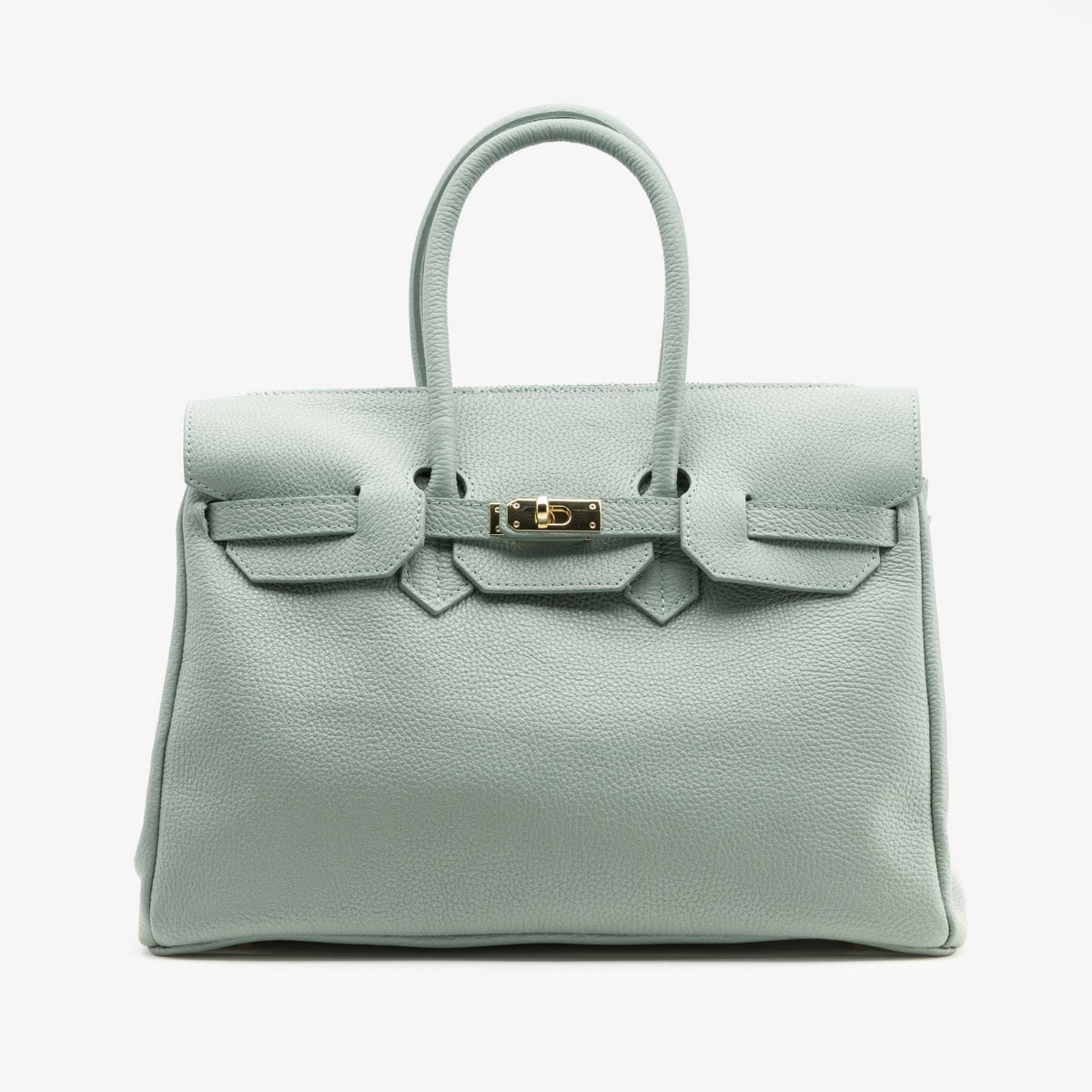 Bolso de piel verde agua de estilo icónico Harlow